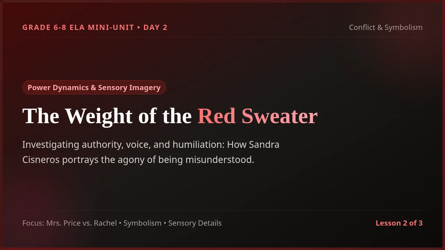 Red Sweater Slides