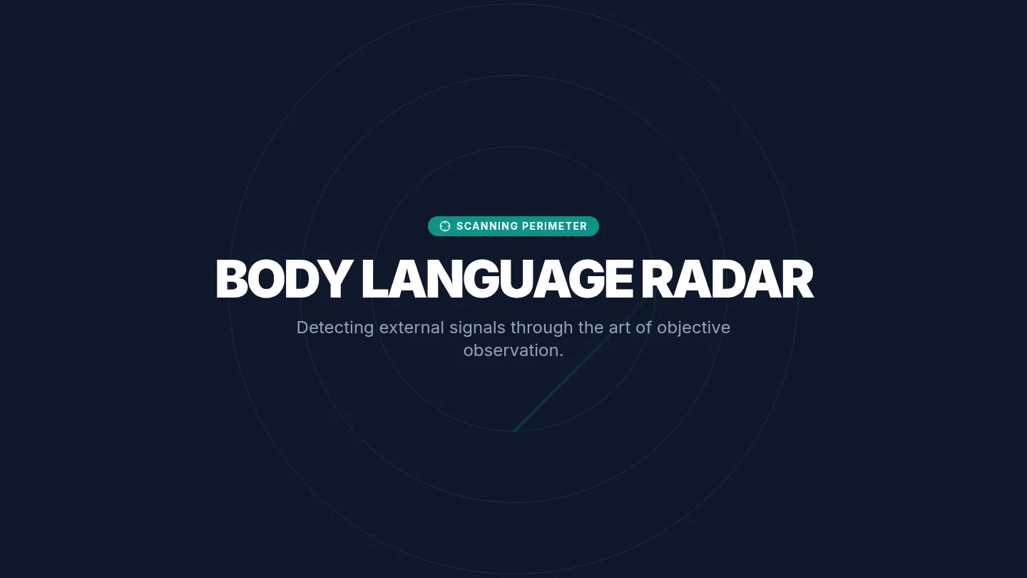 Body Language Radar Slides