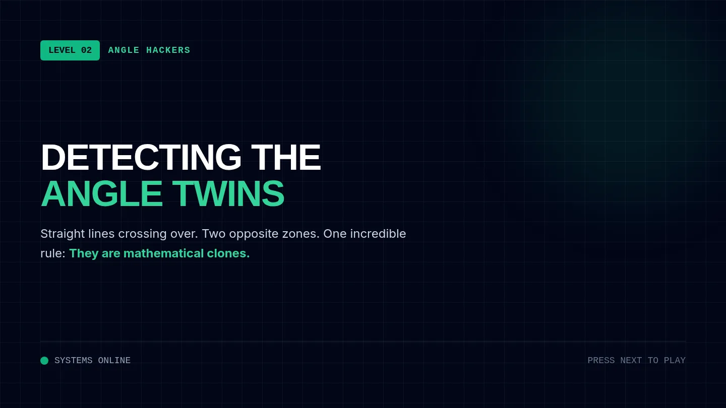 Crossed Lines Slides
