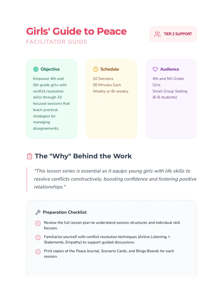 Peace Facilitator Guide