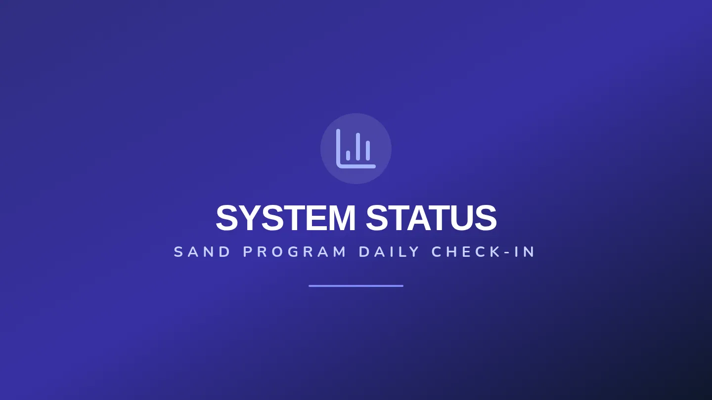 System Status Slides