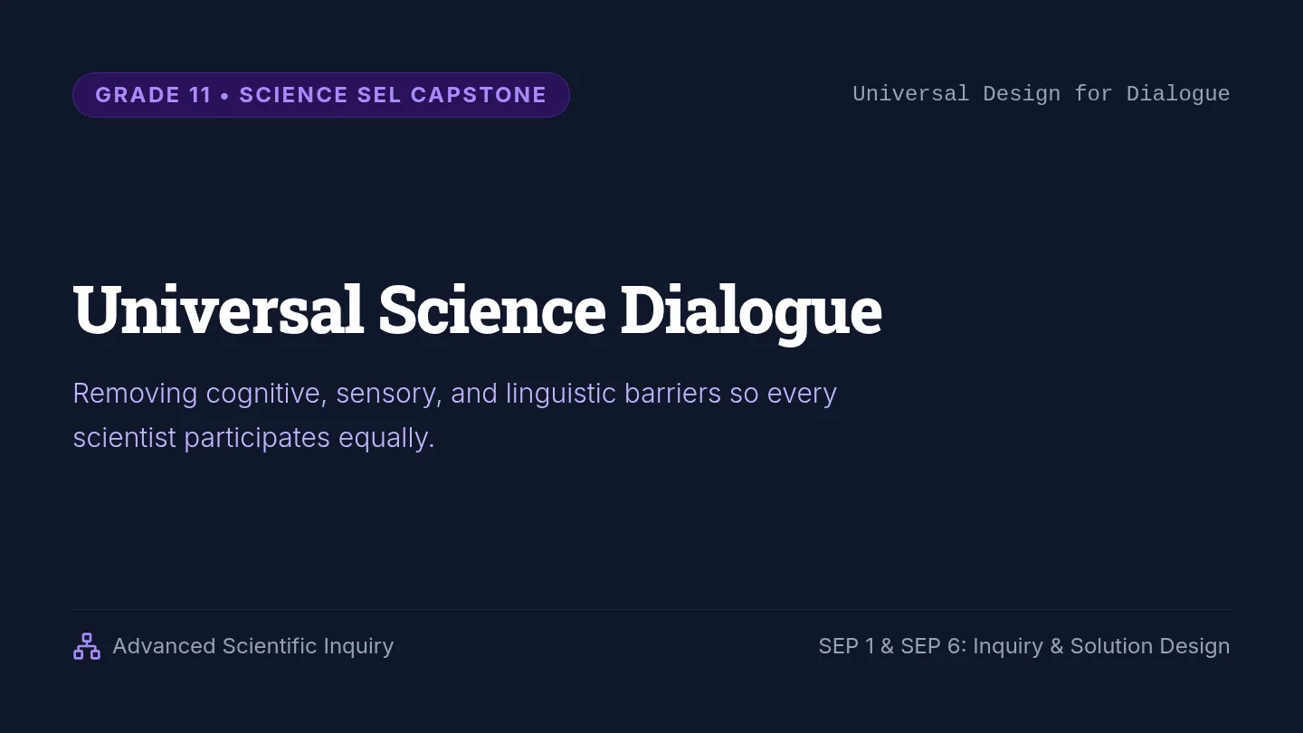 Barrier Free Slide Deck