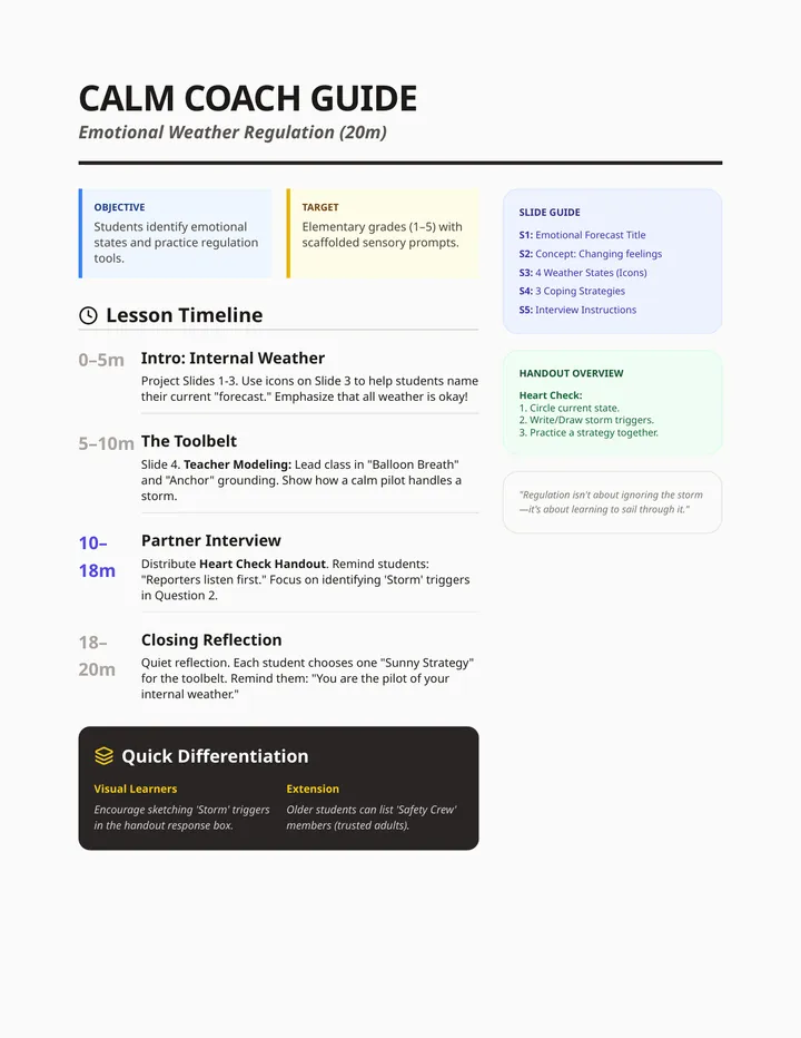 Calm Coach Guide