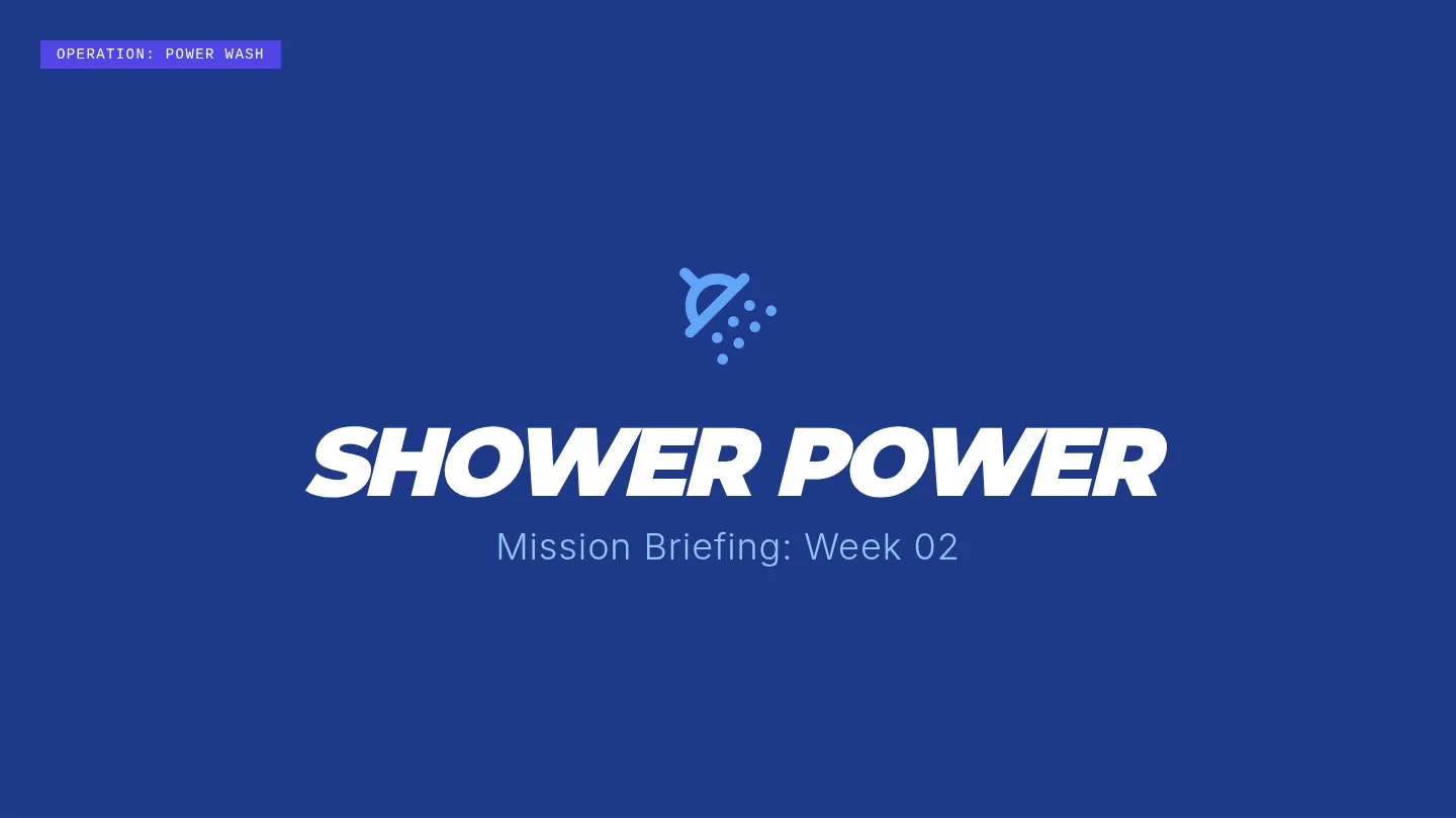 Shower Power Mission Slides