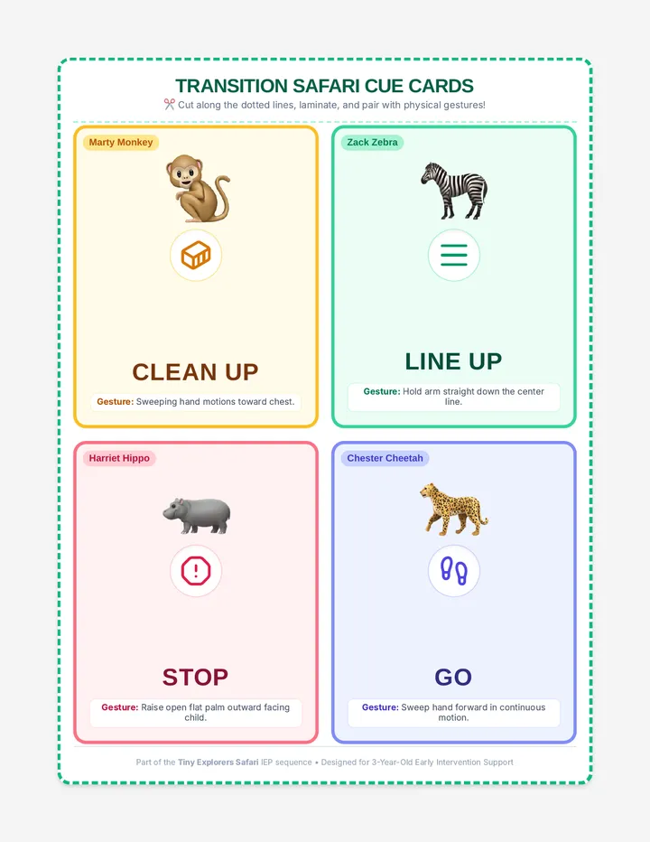Transition Safari Cards