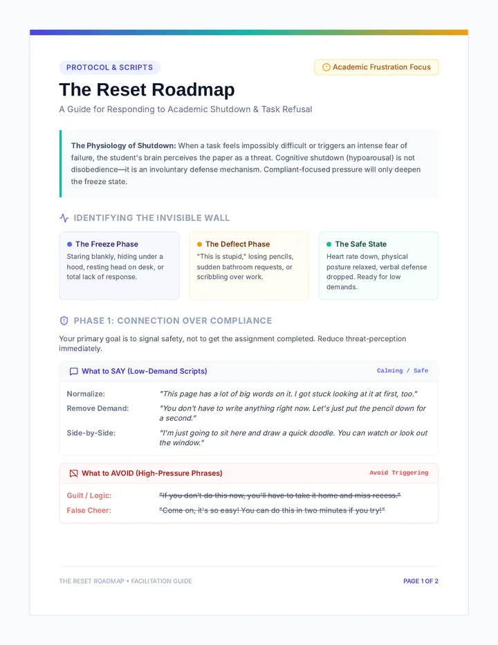 Reset Roadmap Teacher Guide
