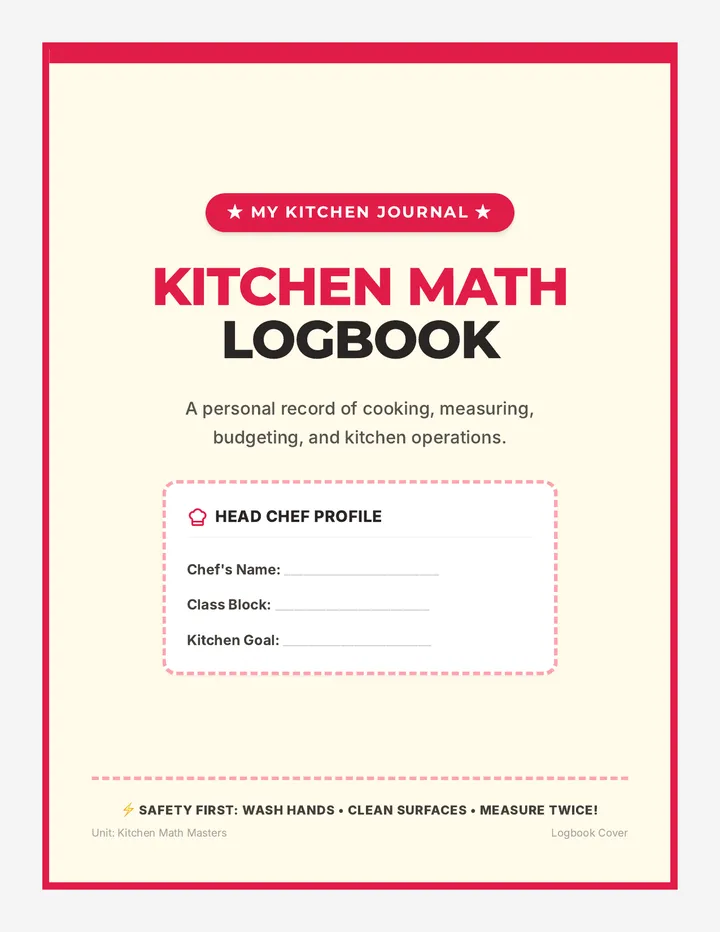 Functional Cooking Logbook
