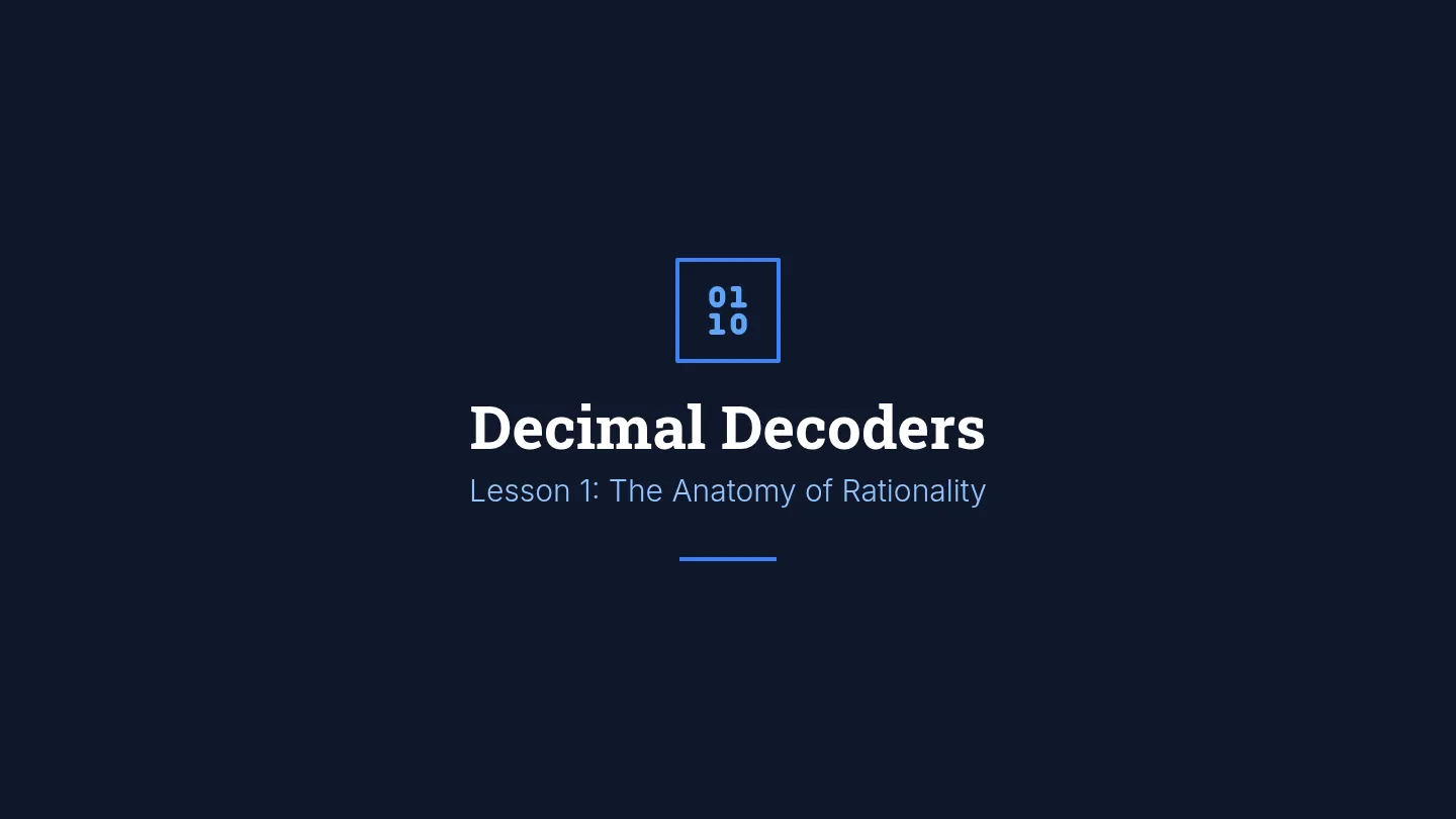 Decimal Decoders Slides