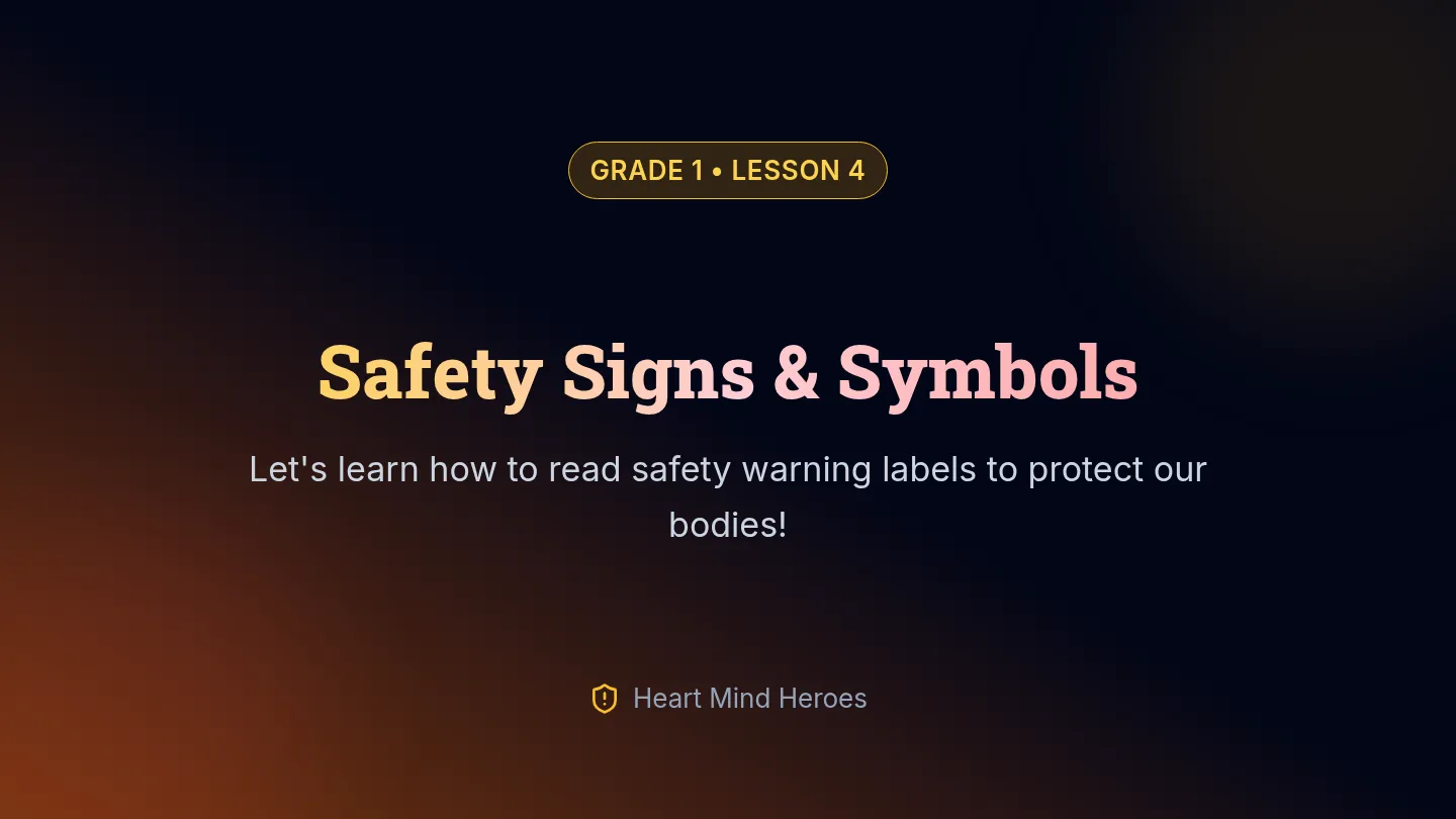 Safety Signs and Symbols Slides