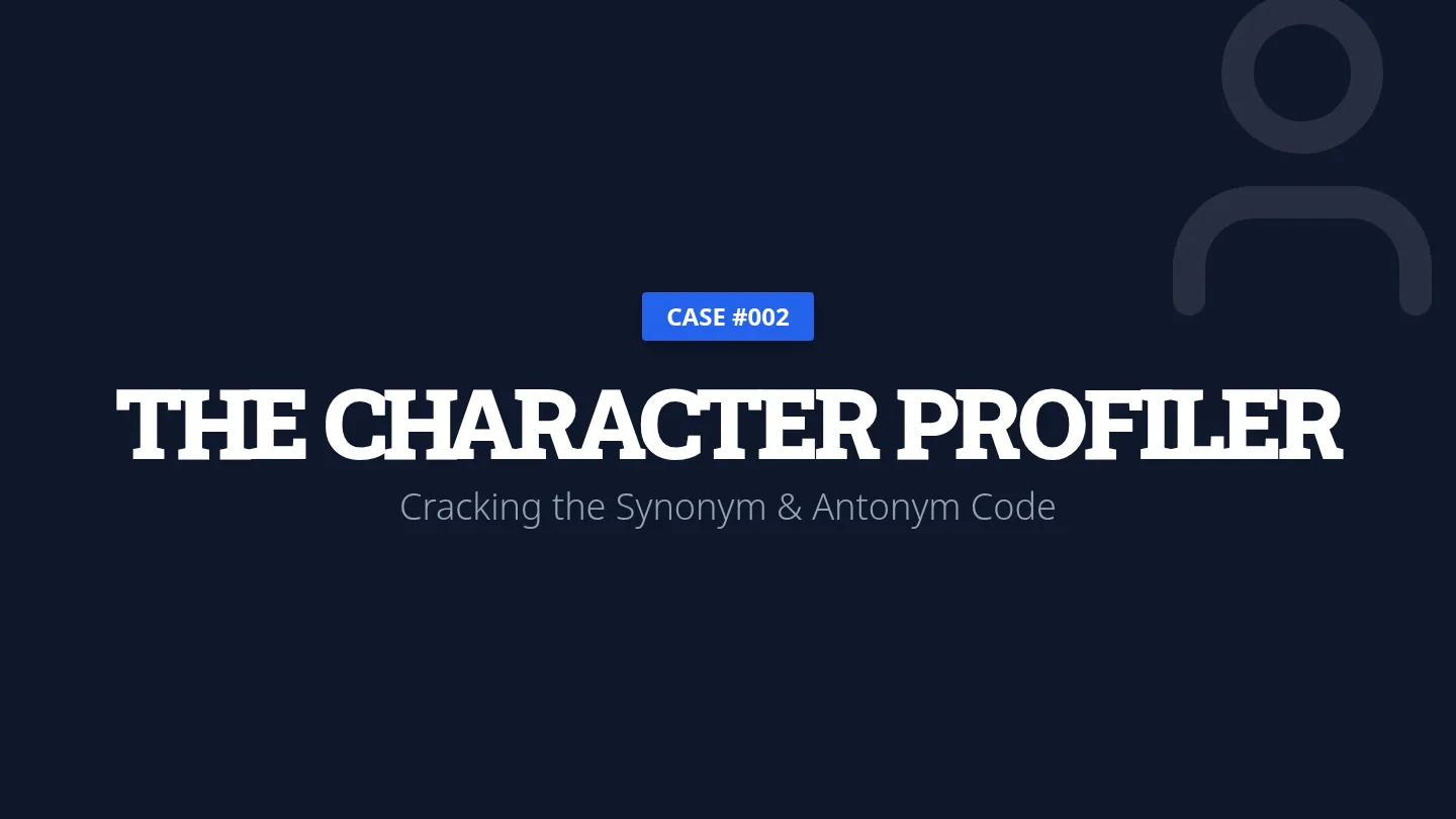 Character Profiler Slides