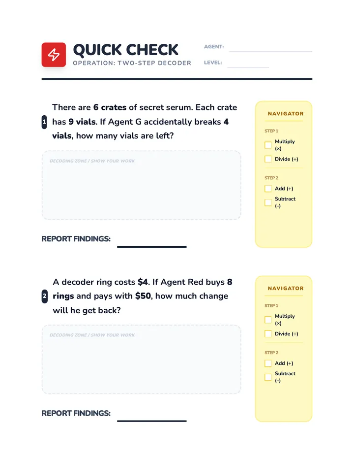 Quick Check Assessment