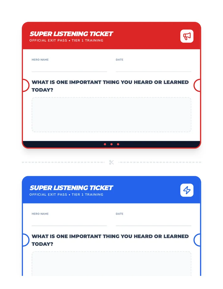 One Thing I Heard Today Ticket