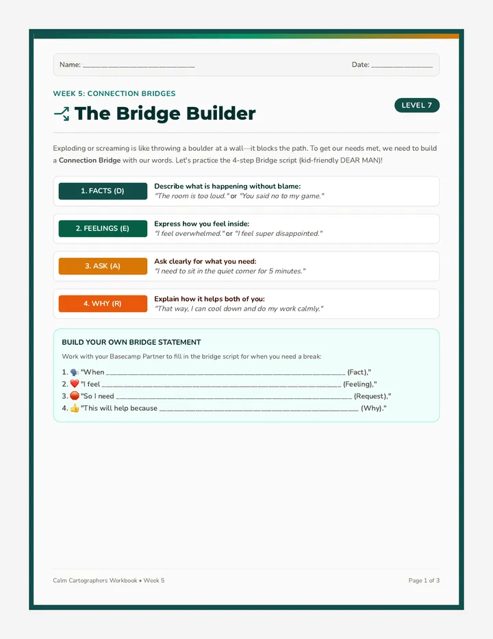 Connection Bridges Workbook