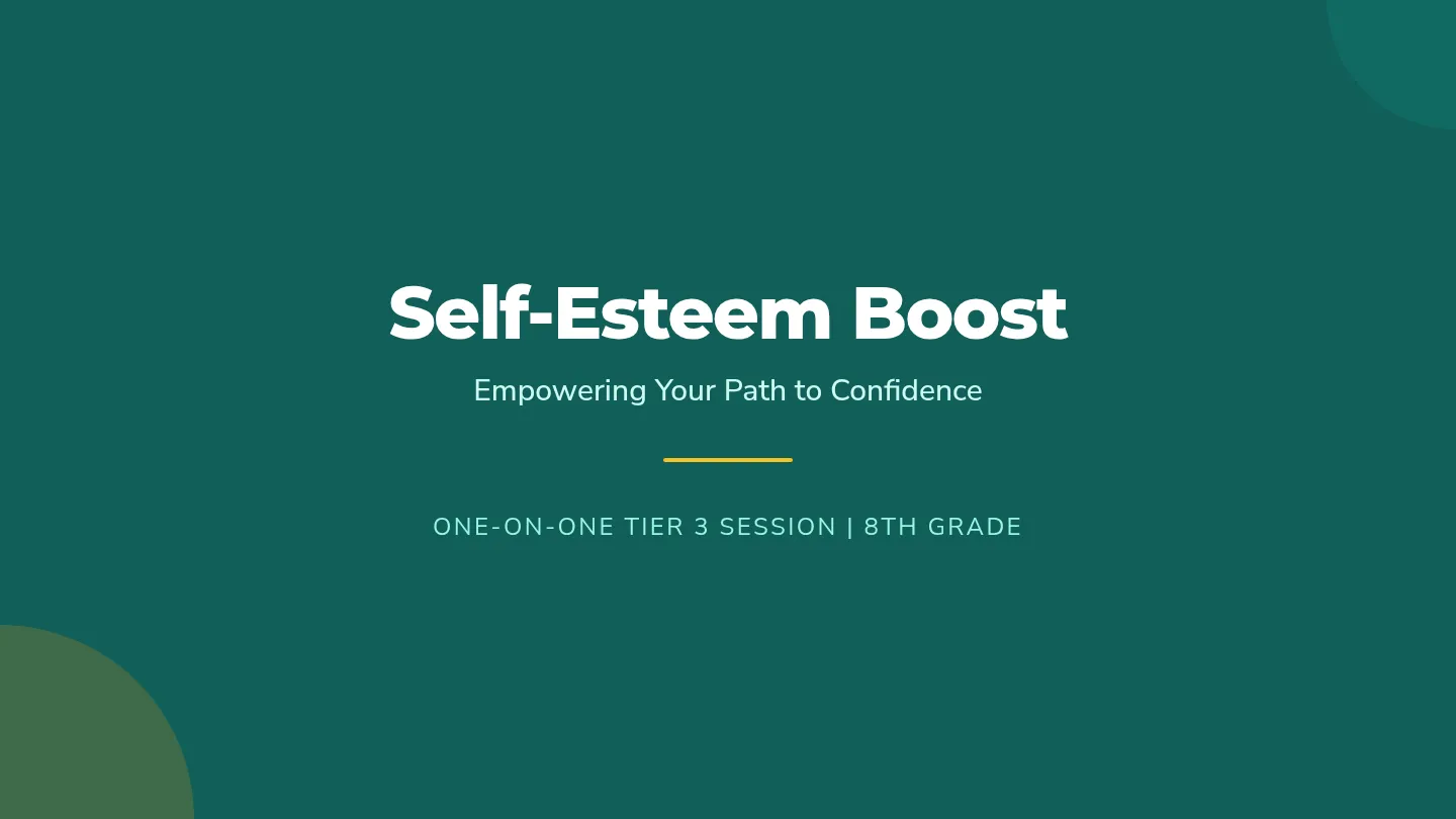 Self-Esteem Boost Slides