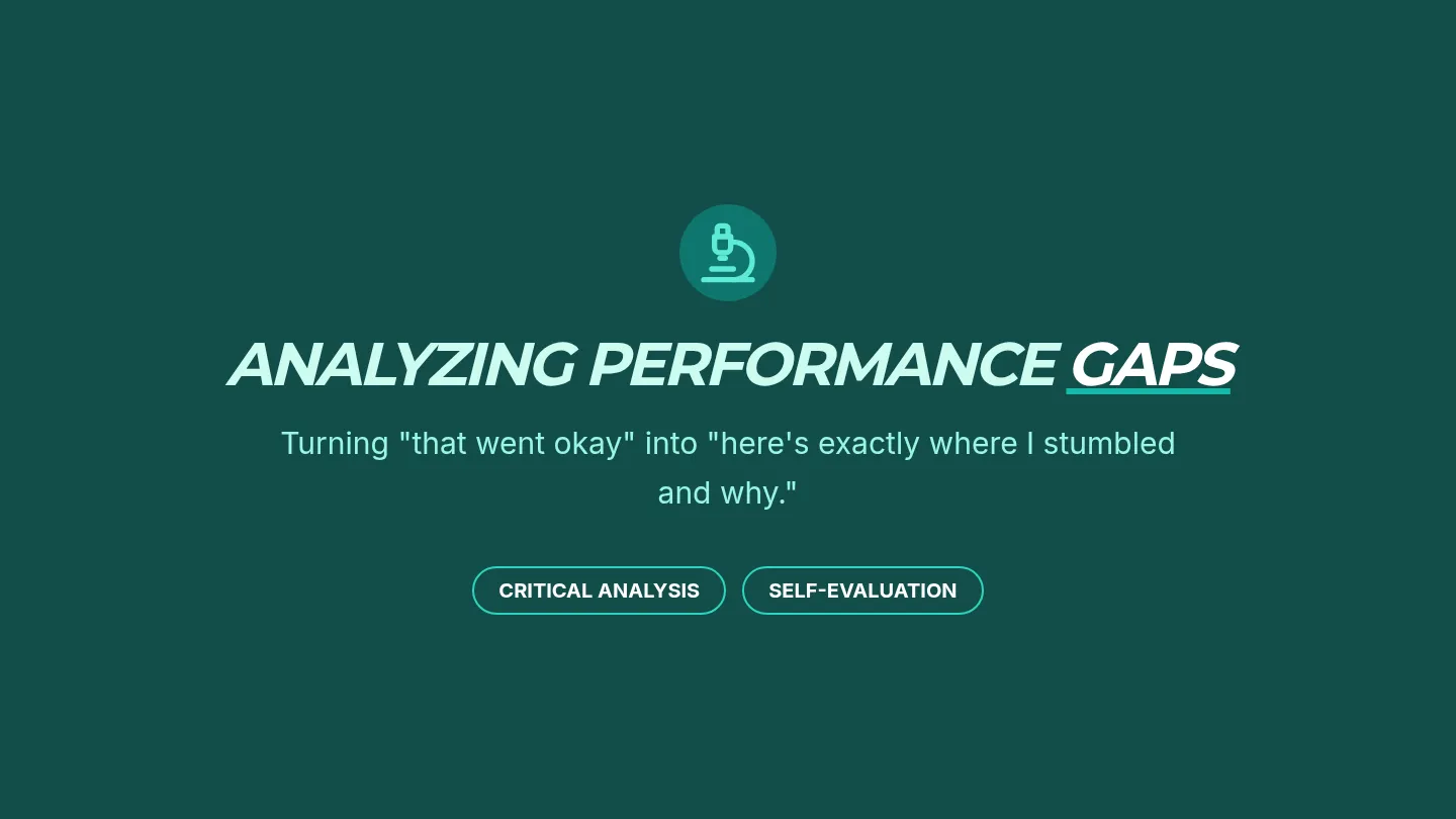 Performance Gap Slides