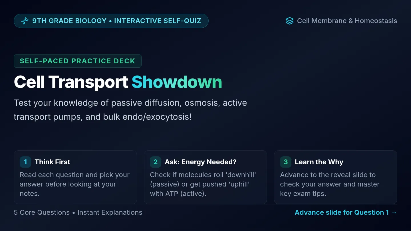 Cell Transport Challenge Slides