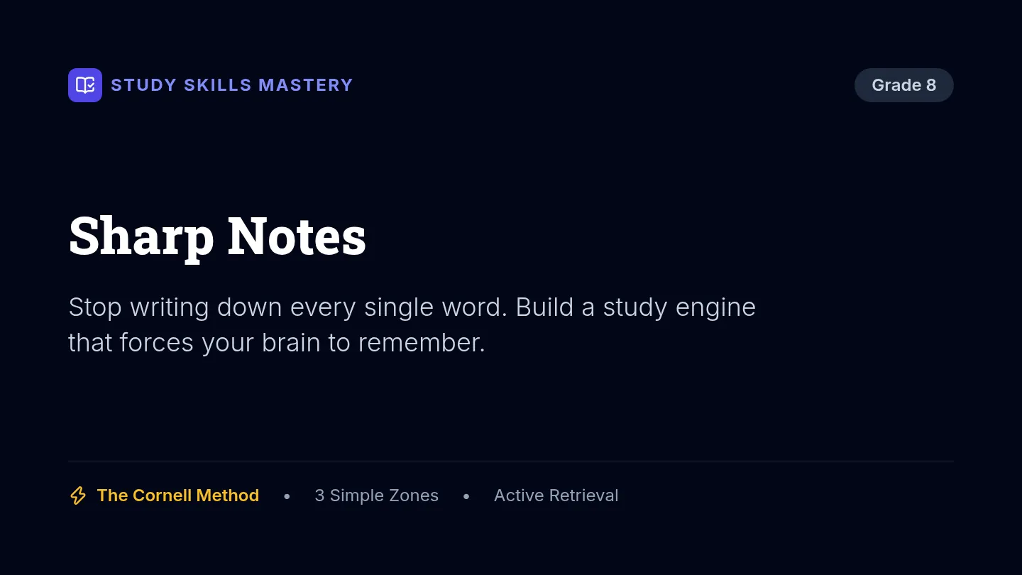 Sharp Notes Slide Deck