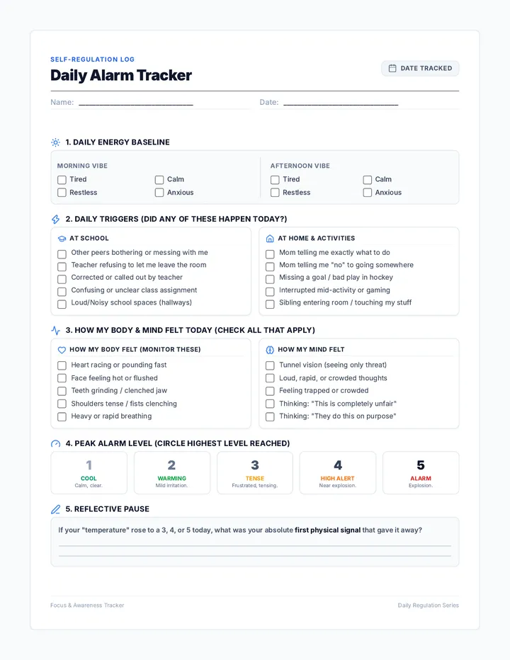 Internal Alarm Tracker