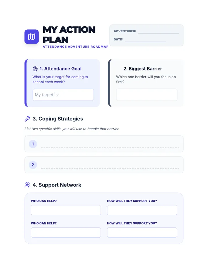 Personal Attendance Action Plan
