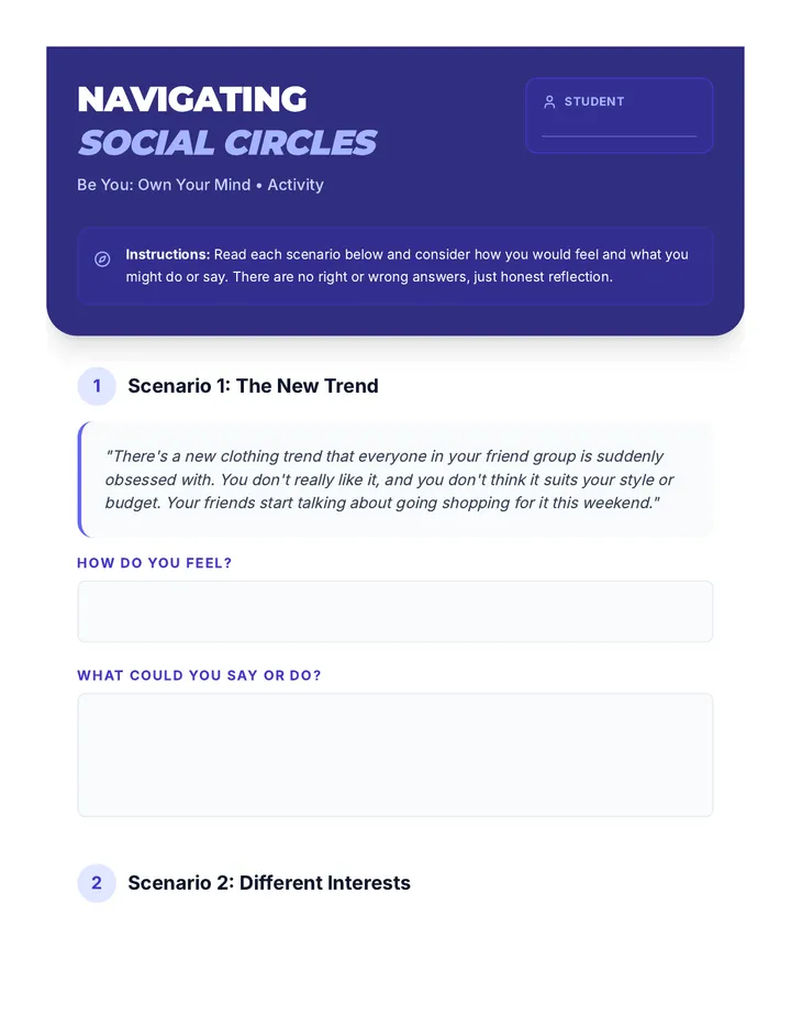 Navigating Social Circles Activity Document