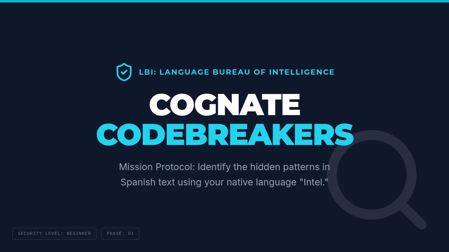 Cognate Codebreakers Slides