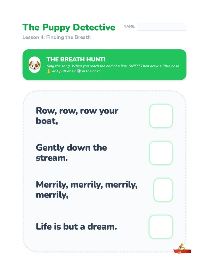 Catch Breath Activity
