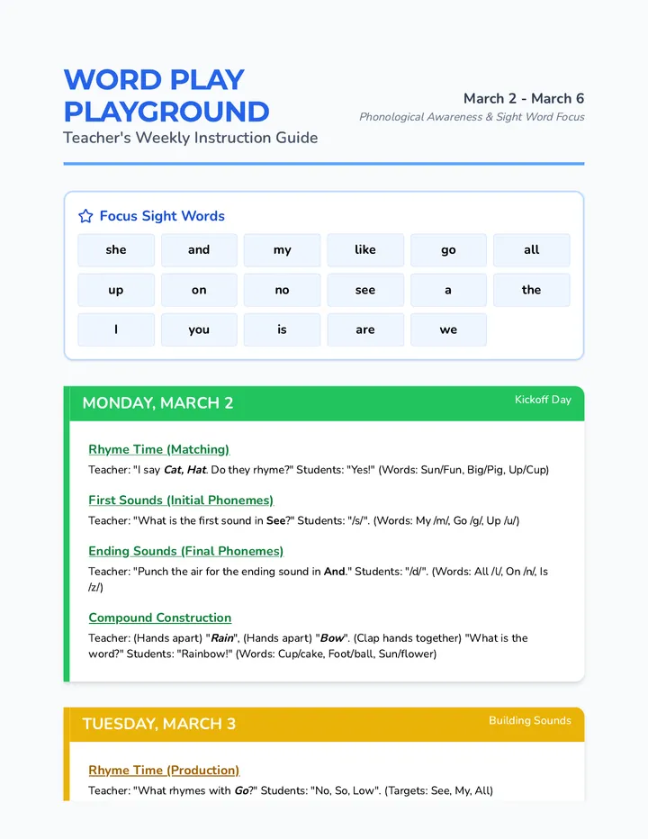 Daily Word Play Guide