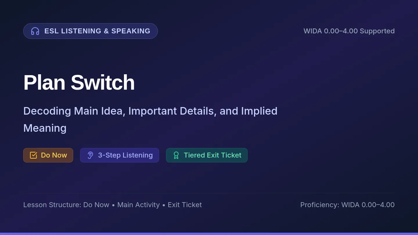 Plan Switch Slides