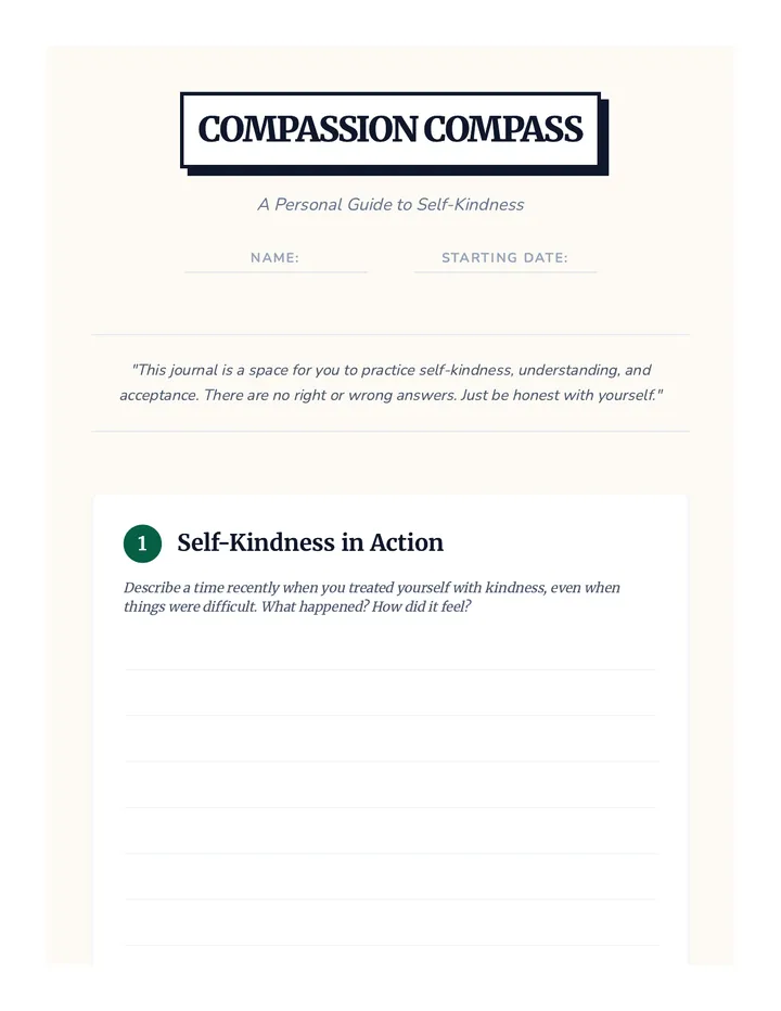 Compassion Compass Journal
