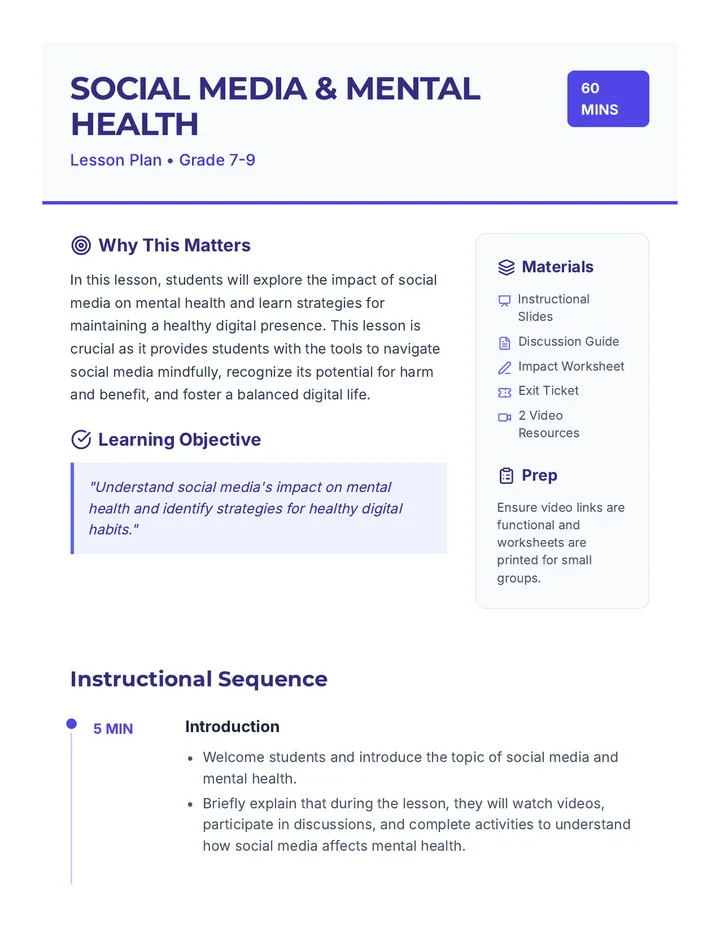 Social Media and Mental Health • Lesson • Lenny.com