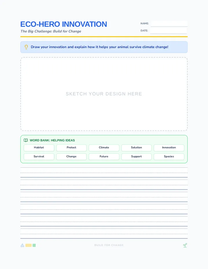 Eco-Hero Innovation Worksheet