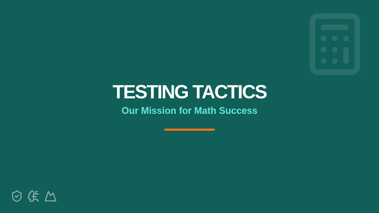 Testing Tactics Slides