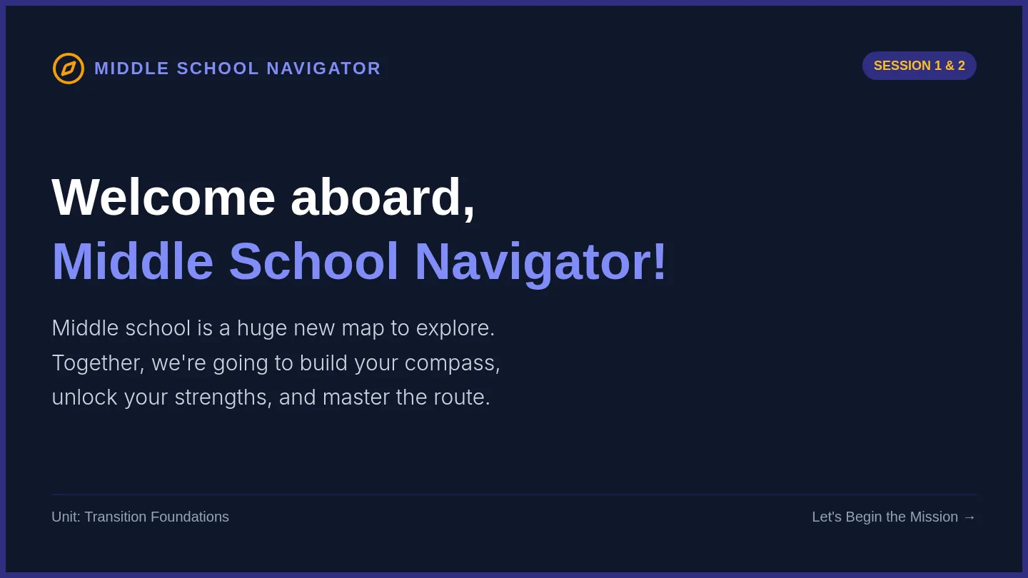 Navigator Kickoff Slides