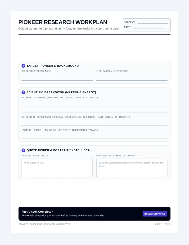 Pioneer Research Templates