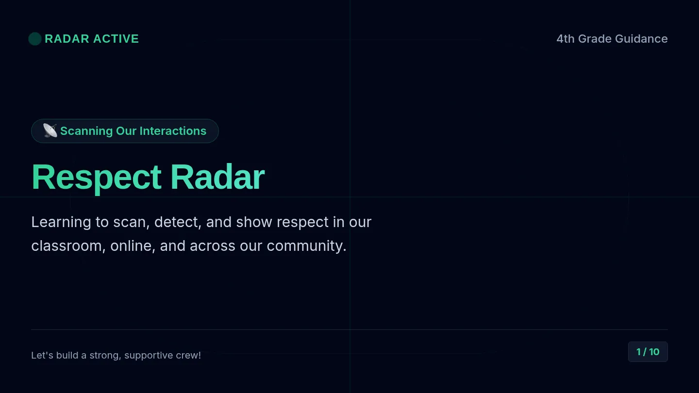 Respect Radar Slides