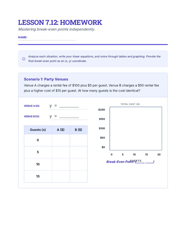 Lesson 7.12 Homework Worksheet