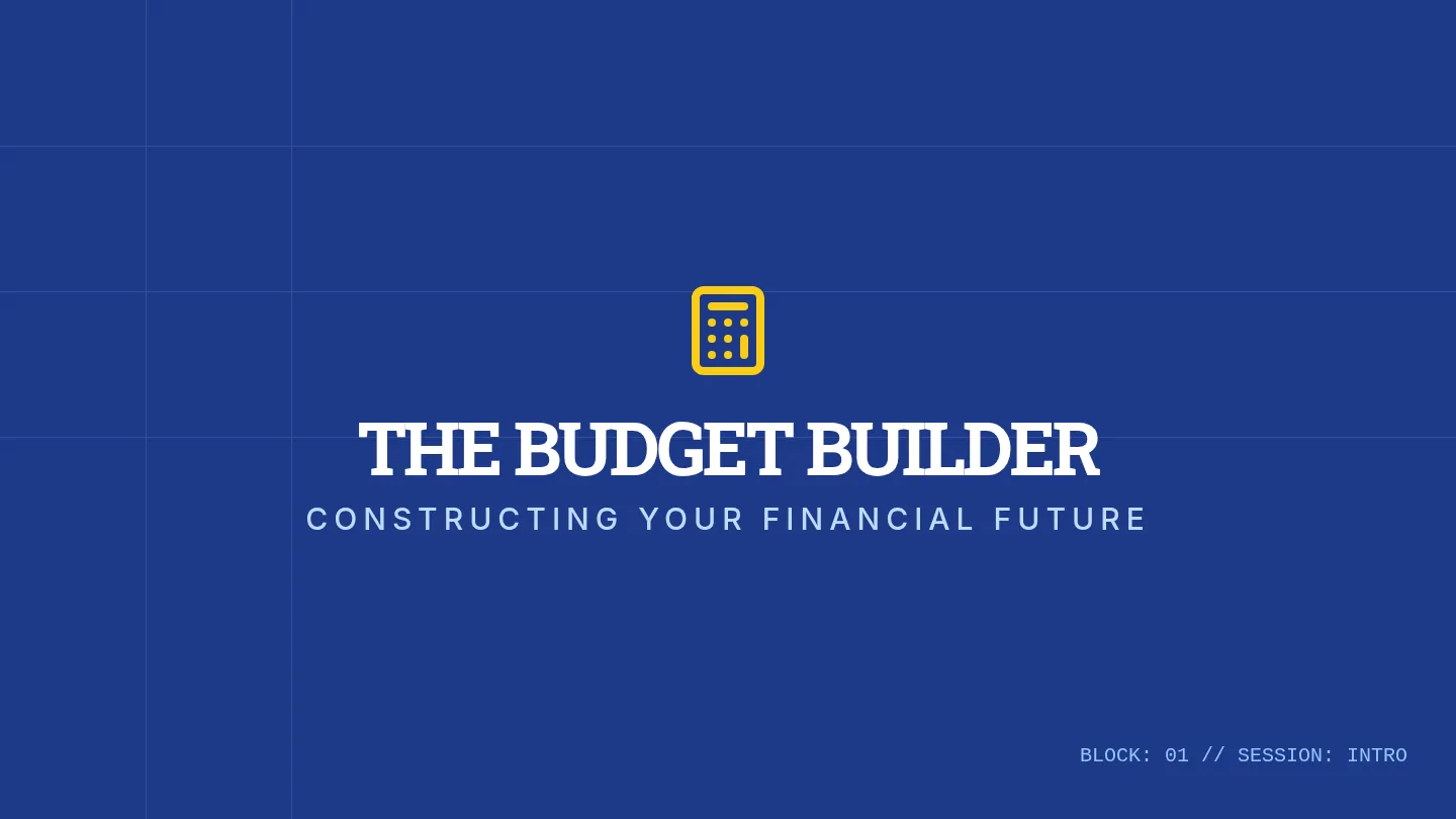 Financial Blueprint Slides
