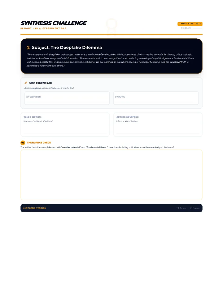 Final Synthesis Worksheet v2-reformat