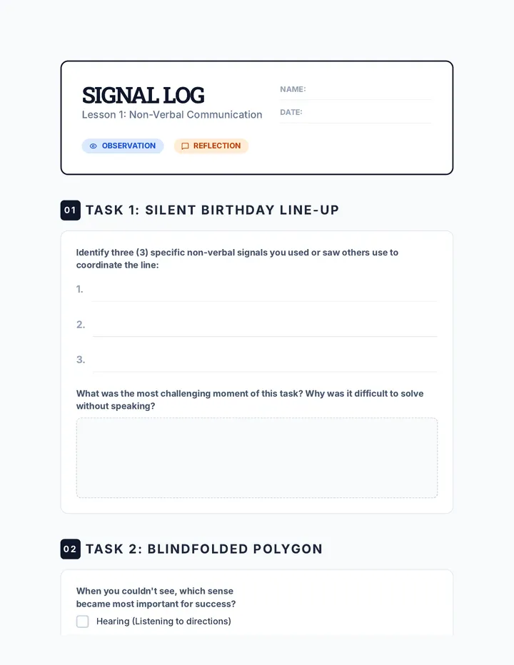 Silent Signals Log
