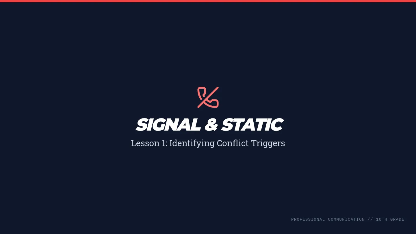 Conflict Triggers Slides