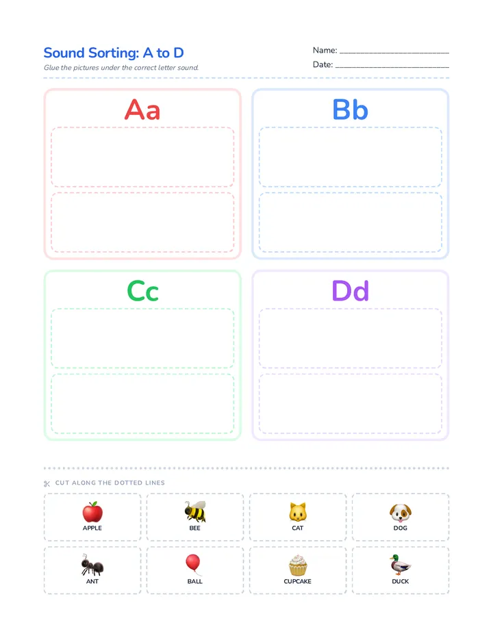 Sound Sorting Packet