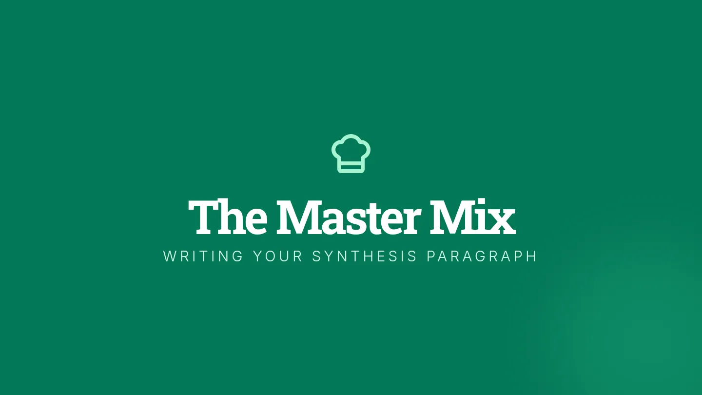 Master Mix Slides