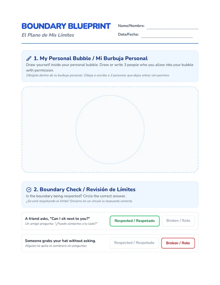 Boundary Blueprint Worksheet
