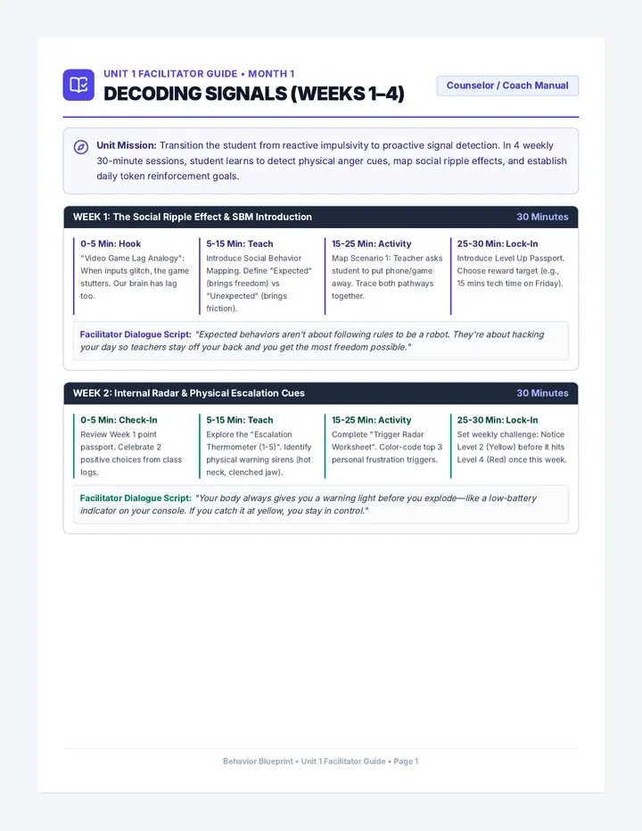 Signal Decoding Facilitator Guide
