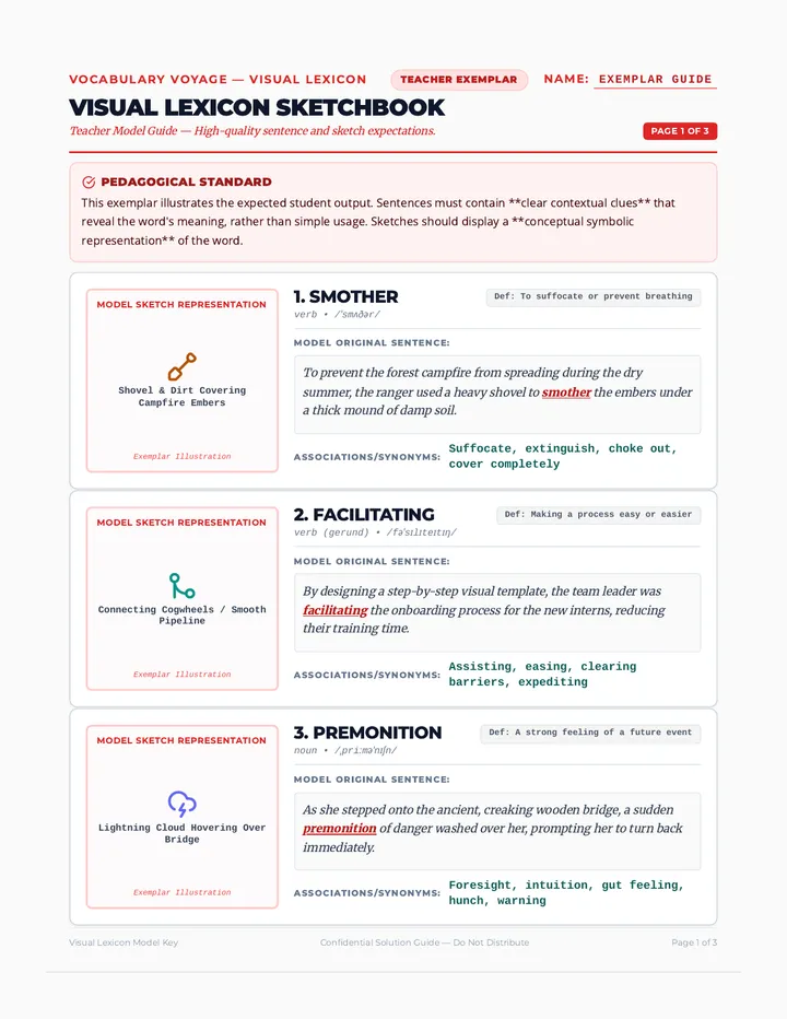 Visual Lexicon Exemplar