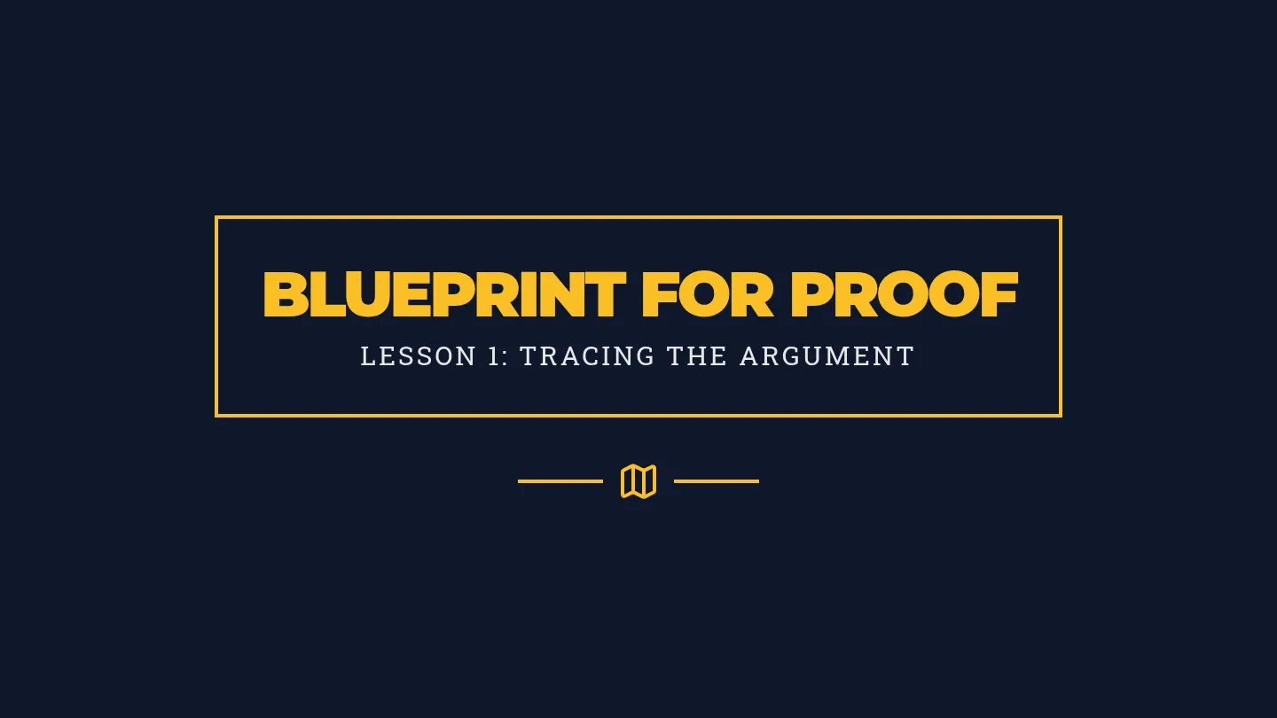 Blueprint for Proof Slides