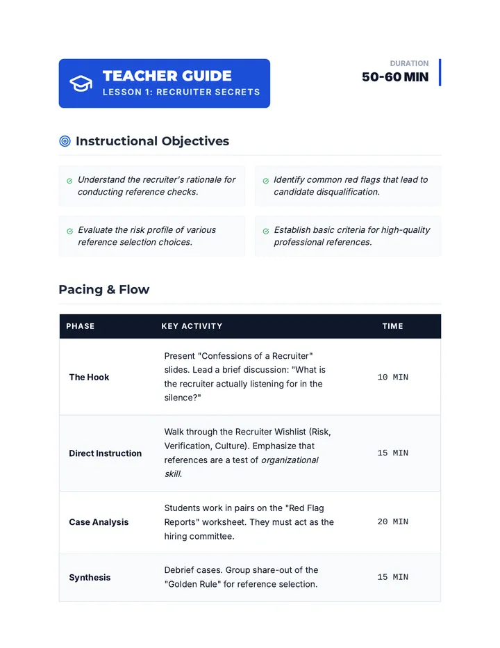 Employer Insights Facilitation Guide