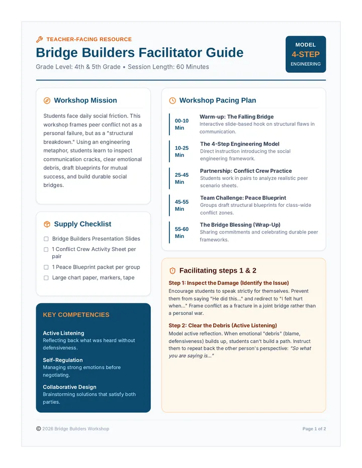 Bridge Builders Facilitator Guide