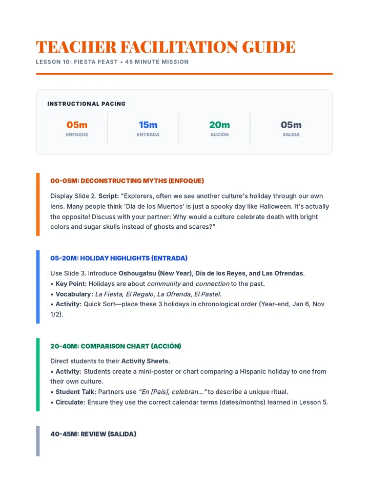 Fiesta Feast Teacher Guide (EN)