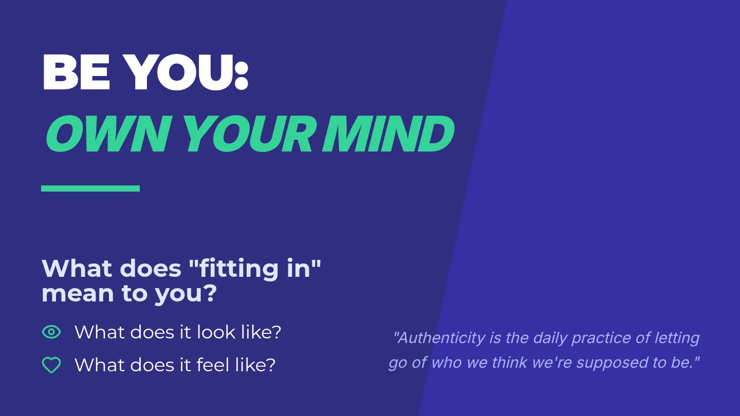 Be You Slide Deck Presentation